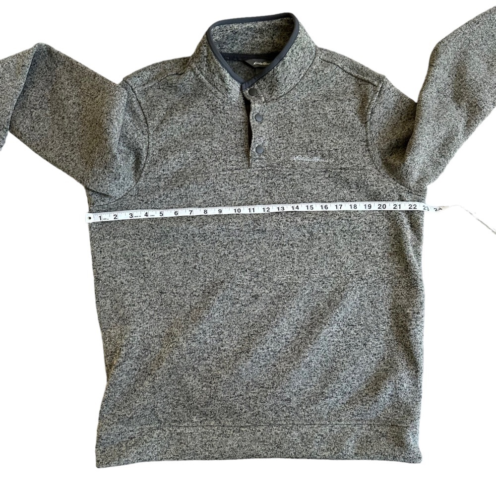 Eddie Bauer Men's Radiator Fleece Pullover 1/4 Snap Classic Fit Sweater Size: L - Picture 10 of 13